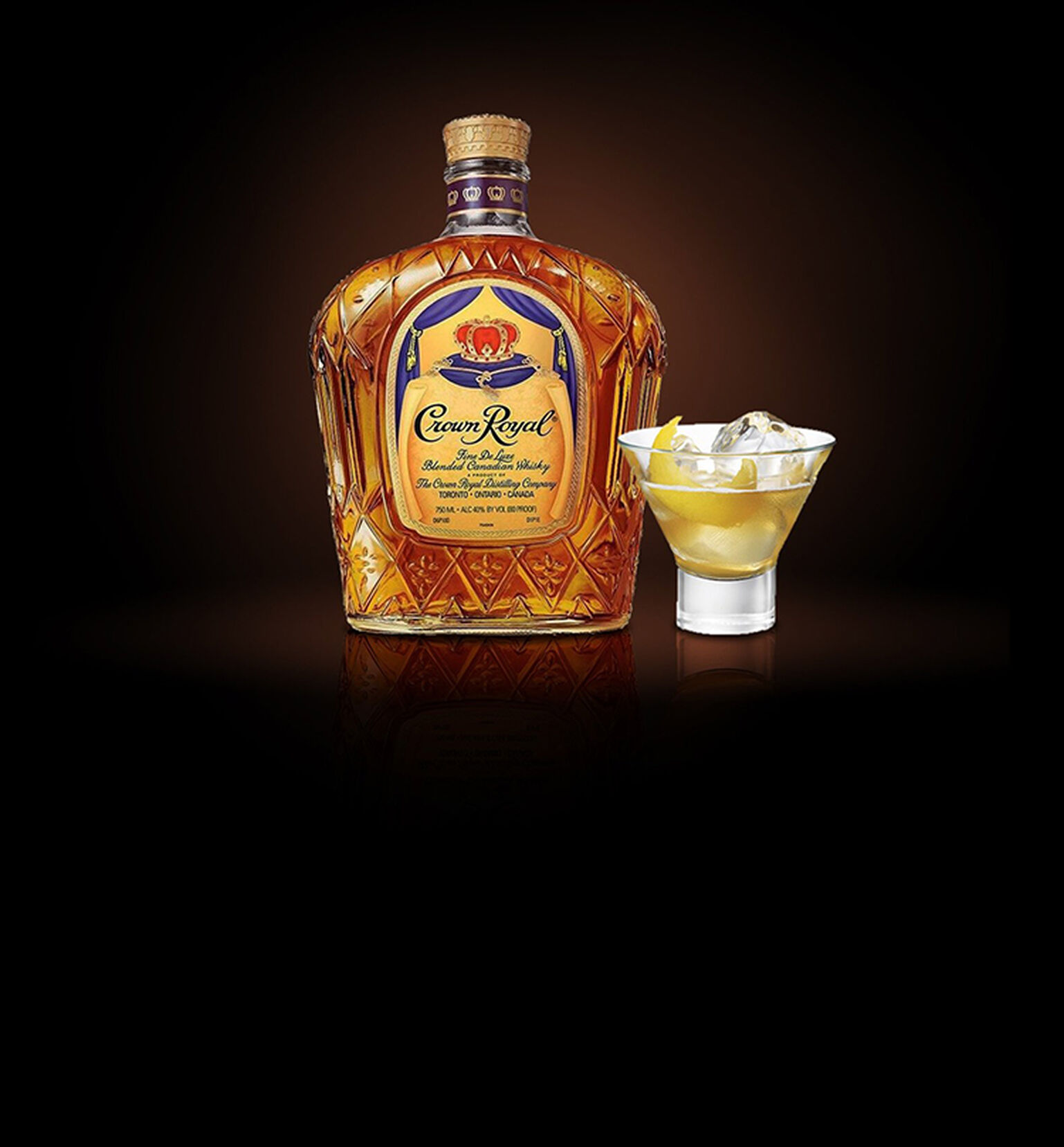 The Crown Royal Gold Rush Cocktail